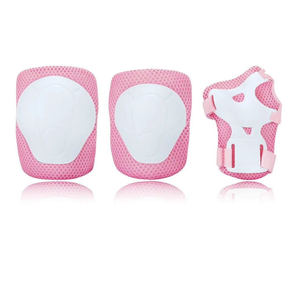 Kids Protective Gear Set Knee Pads for Kids 2-8 Years Toddler Knee and Elbow Pads with Wrist Guards 3 in 1 for Skating Cycling Bike Rollerblading Scooter