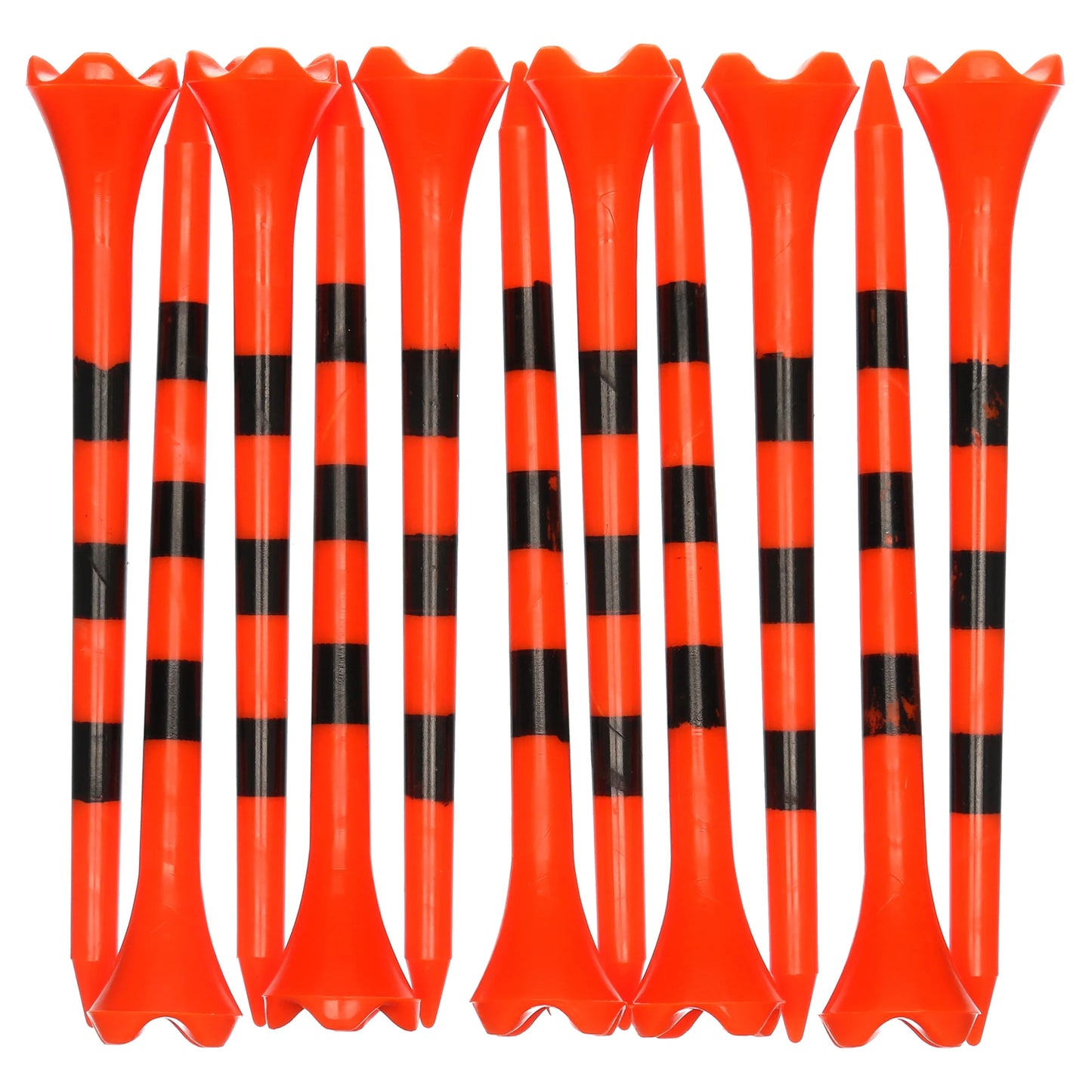 Pride Performance 3-1/4" Striped Fruit Mix Plastic Golf Tee, 25 Count