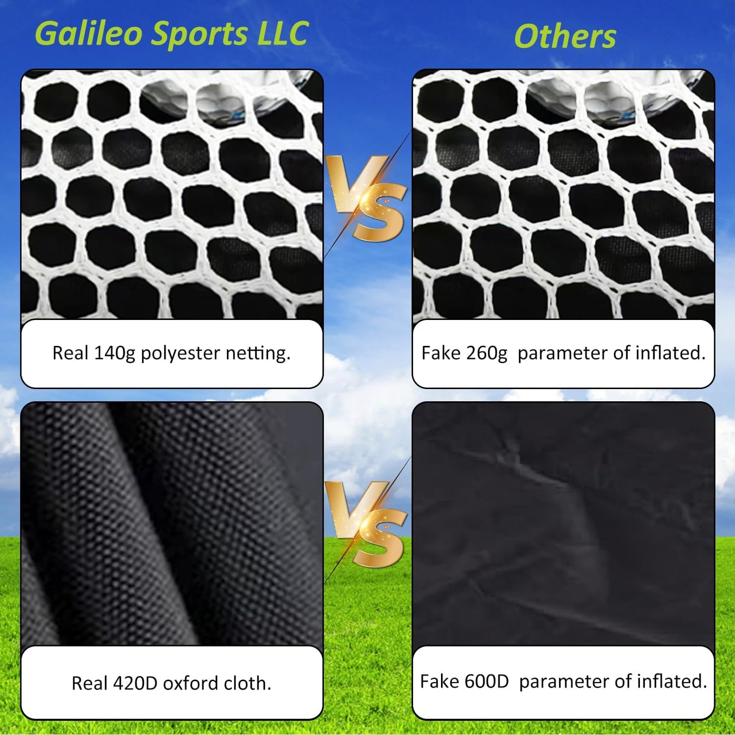 Golf Practice Net - Including Real Balls/Turf Mat/Tees/Hat/Target/Bag: Gift for Mens Golf Lovers - Indoor Outdoor Backyard Use