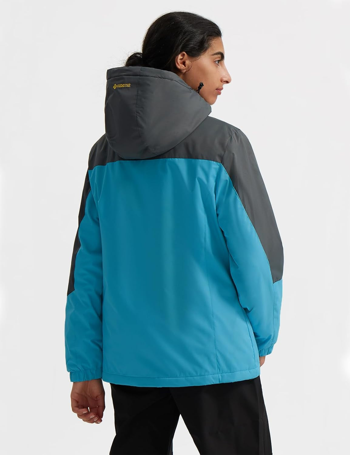 Women'S Ski Snow Jacket Warm Winter Waterproof Coat Snowboard Rain Jacket Hooded Windproof Windbreaker