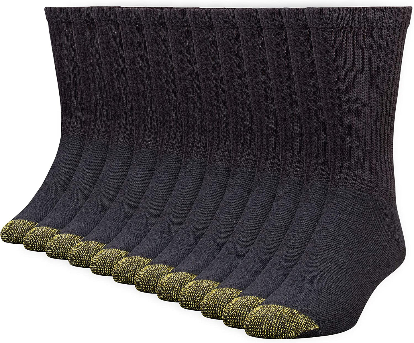 Mens 656S Cotton Crew Athletic Socks, Multipairs