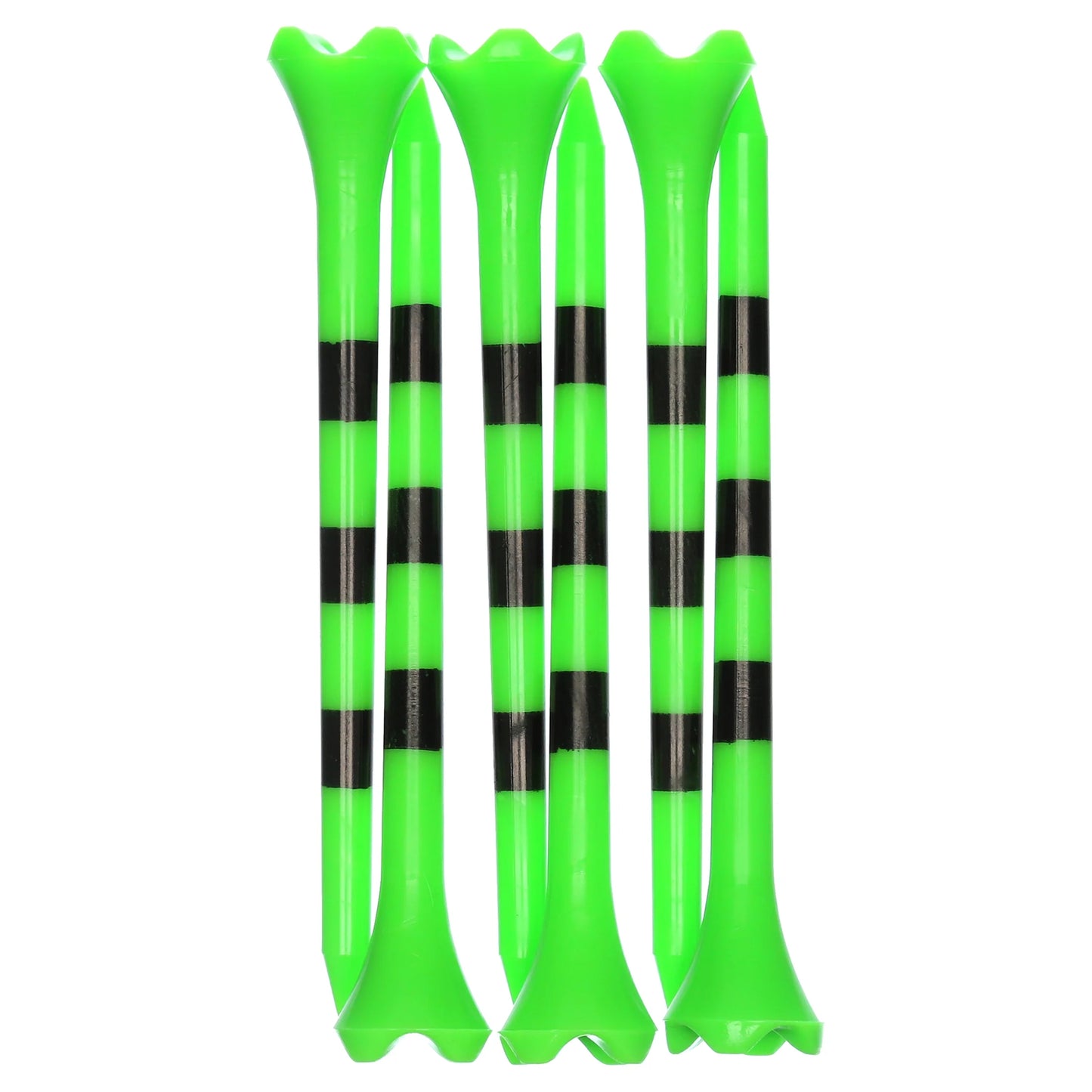 Pride Performance 3-1/4" Striped Fruit Mix Plastic Golf Tee, 25 Count