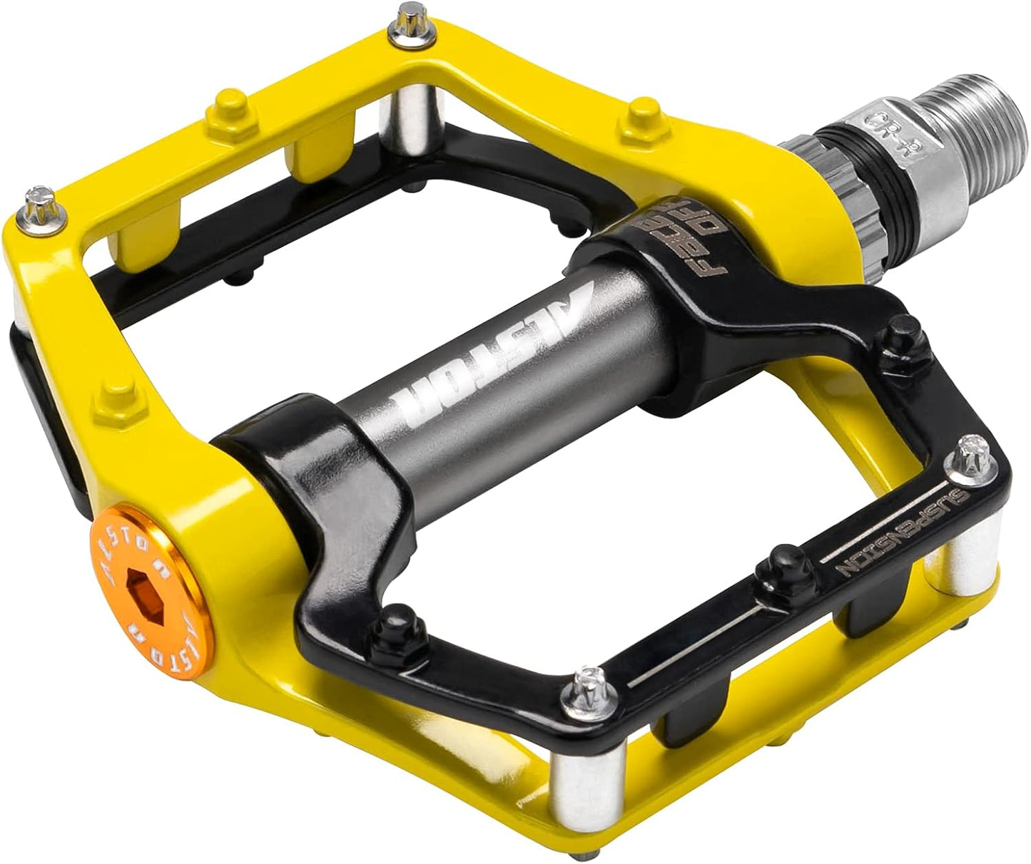 Mountain Bike Pedals Road Bicycle Pedals Non-Slip Lightweight Cycling Pedals Platform Pedals 3 Bearings Pedals for BMX MTB 9/16