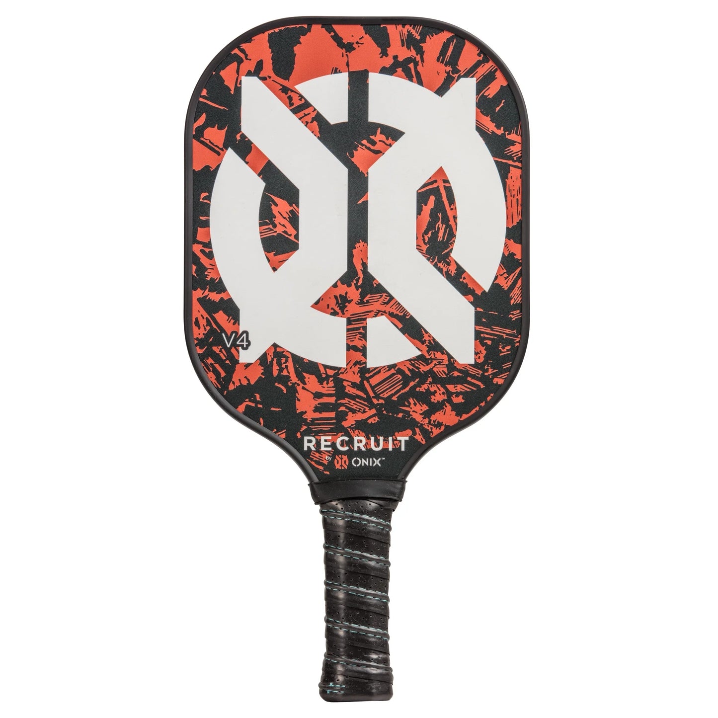 (3 Pack) Recruit by Pickleball Polypropylene Core V4 Paddle for All Ages and Skill Levels, Orange/Black, 7.6 Oz, New