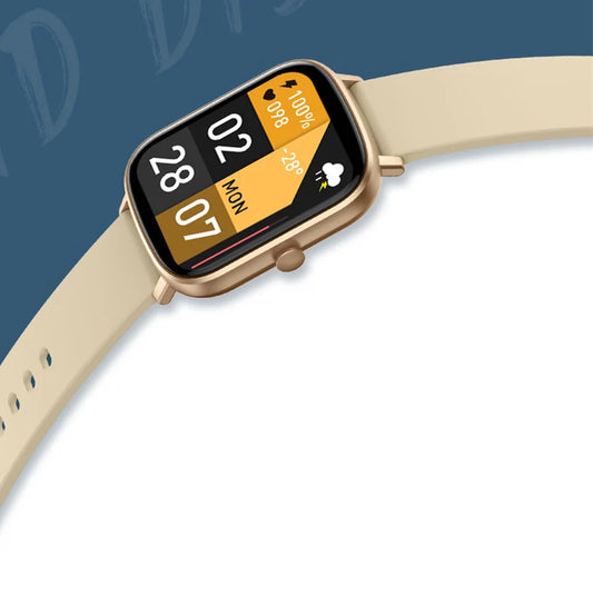 Fitness Tracker with Heartbeat Tracking and Various Workout Options