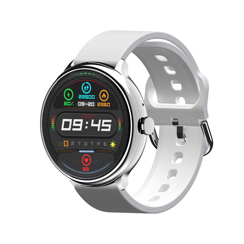 360° Complete Touch Smart Wristband Pulse Tracker Step Counter Call Band