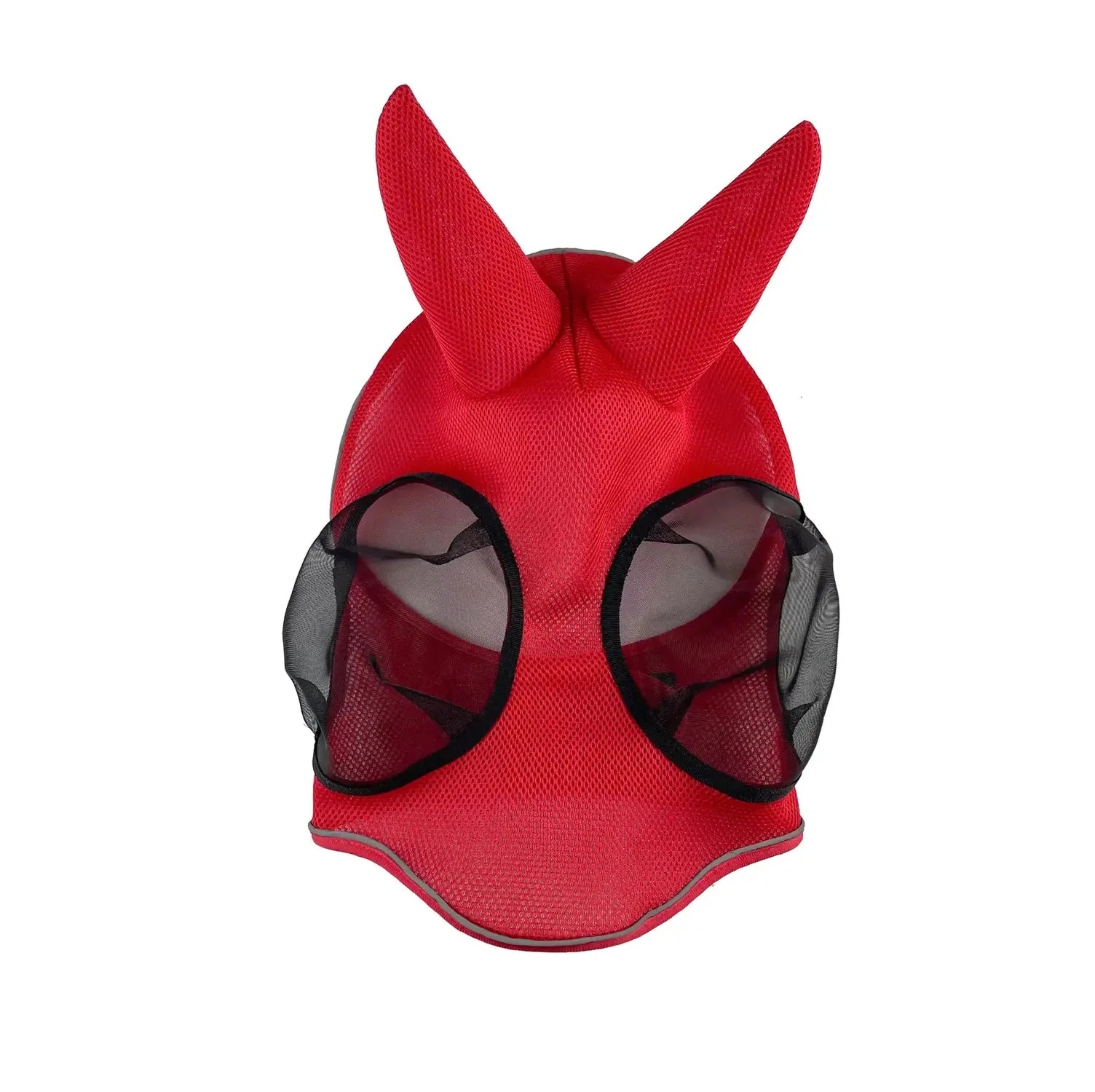 Breathable Mesh Horse Fly Mask with Dust - Proof & Reflective Strip Design