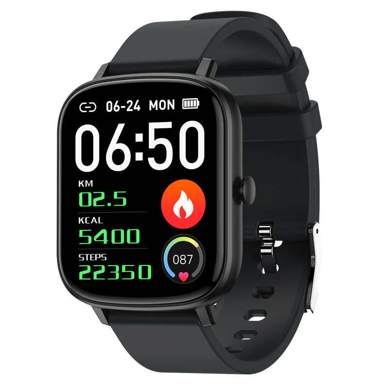 Fitness Tracker with Heartbeat Tracking and Various Workout Options