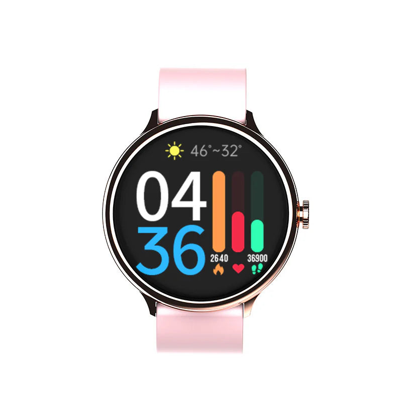 360° Complete Touch Smart Wristband Pulse Tracker Step Counter Call Band