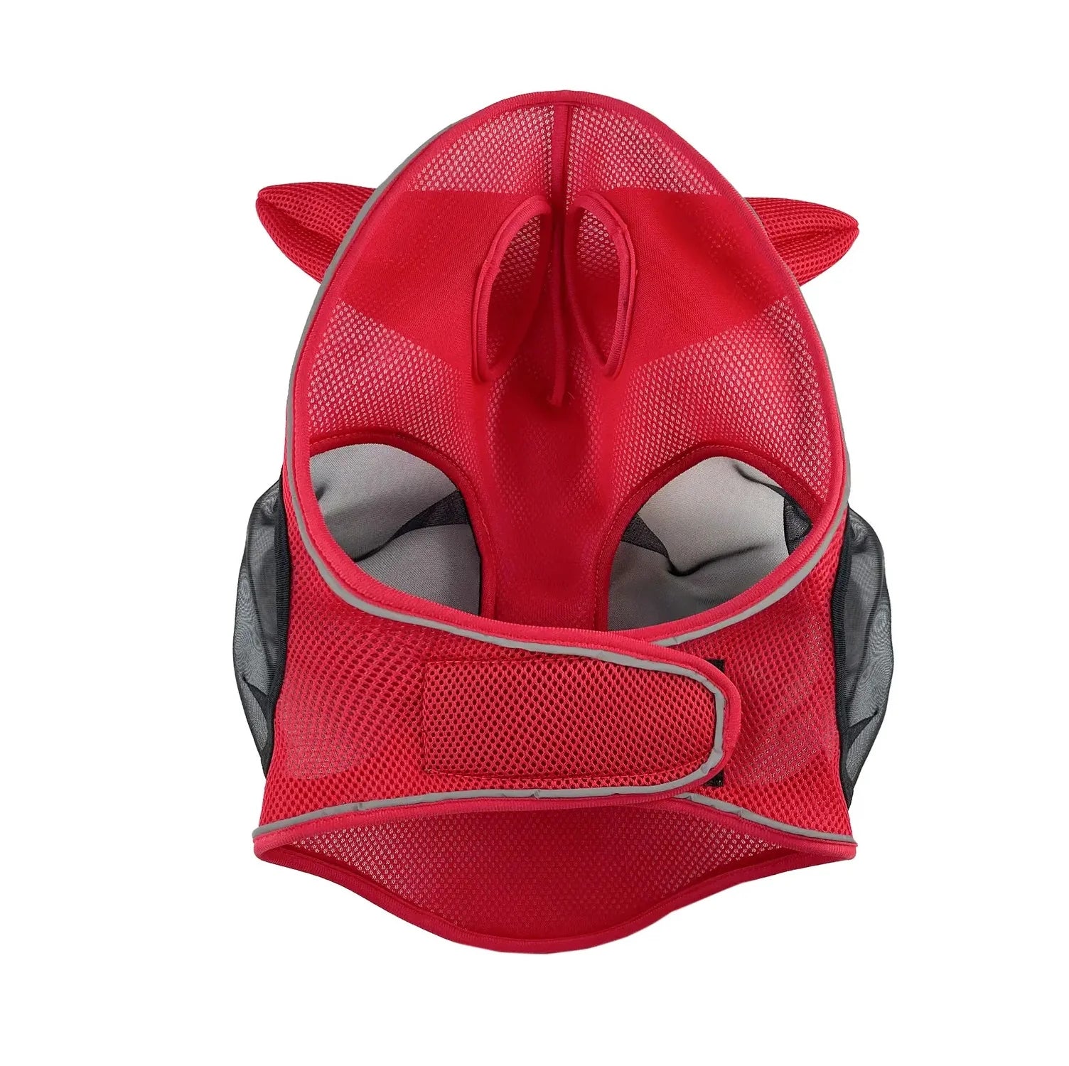 Breathable Mesh Horse Fly Mask with Dust - Proof & Reflective Strip Design