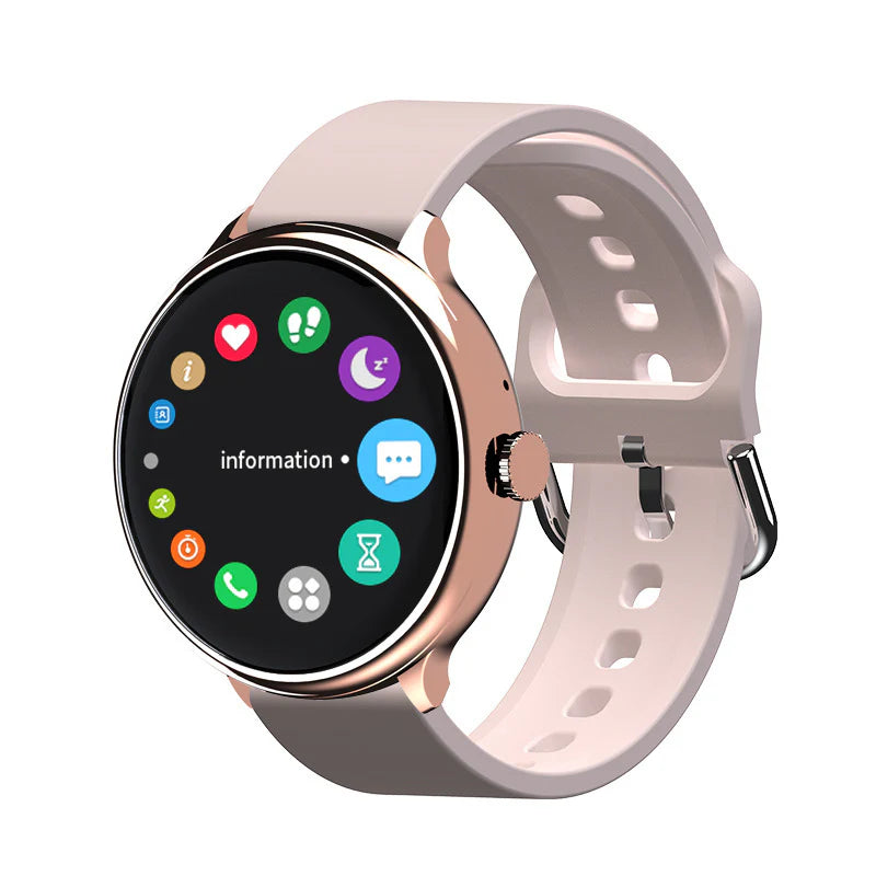 360° Complete Touch Smart Wristband Pulse Tracker Step Counter Call Band