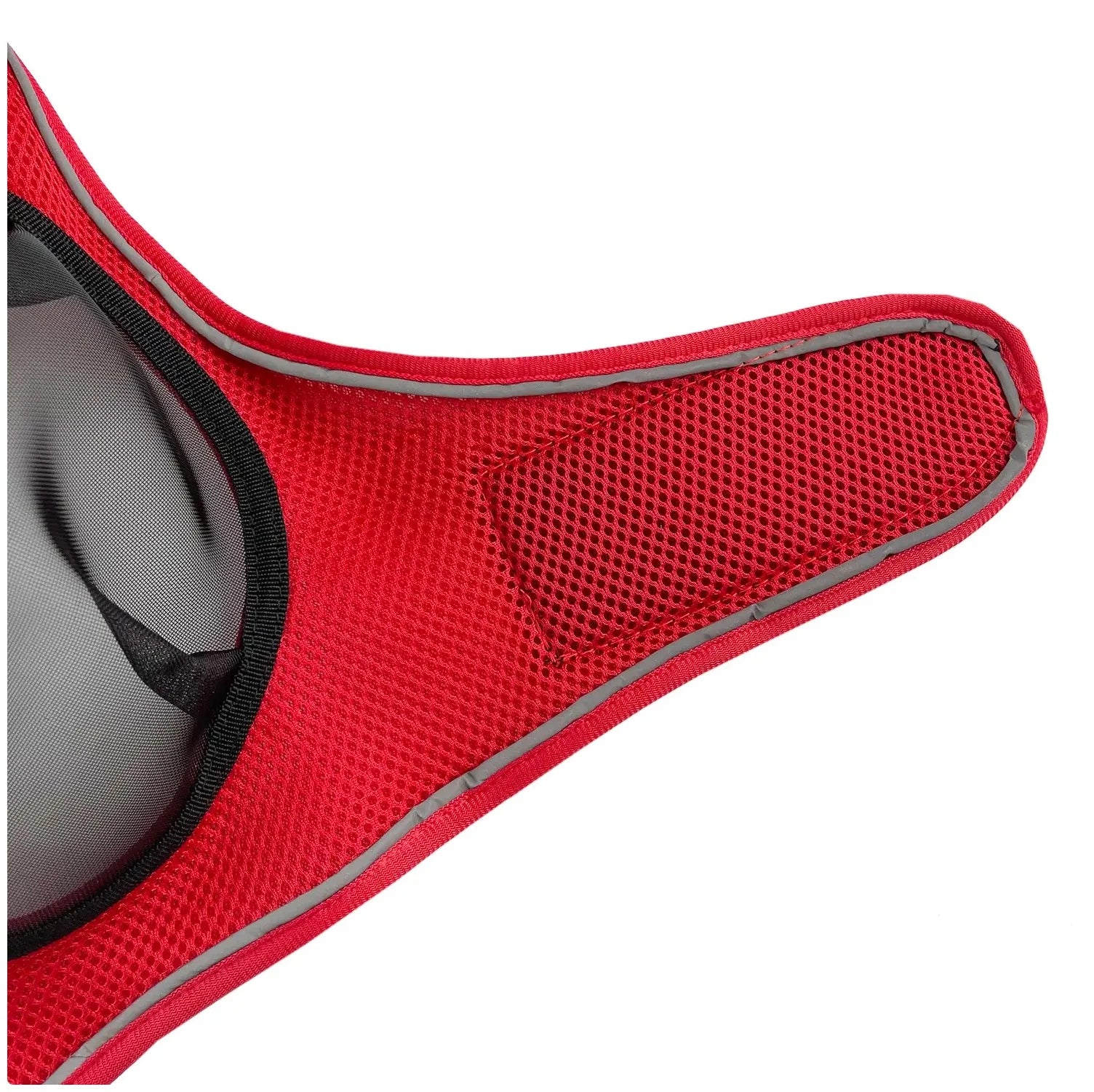 Breathable Mesh Horse Fly Mask with Dust - Proof & Reflective Strip Design