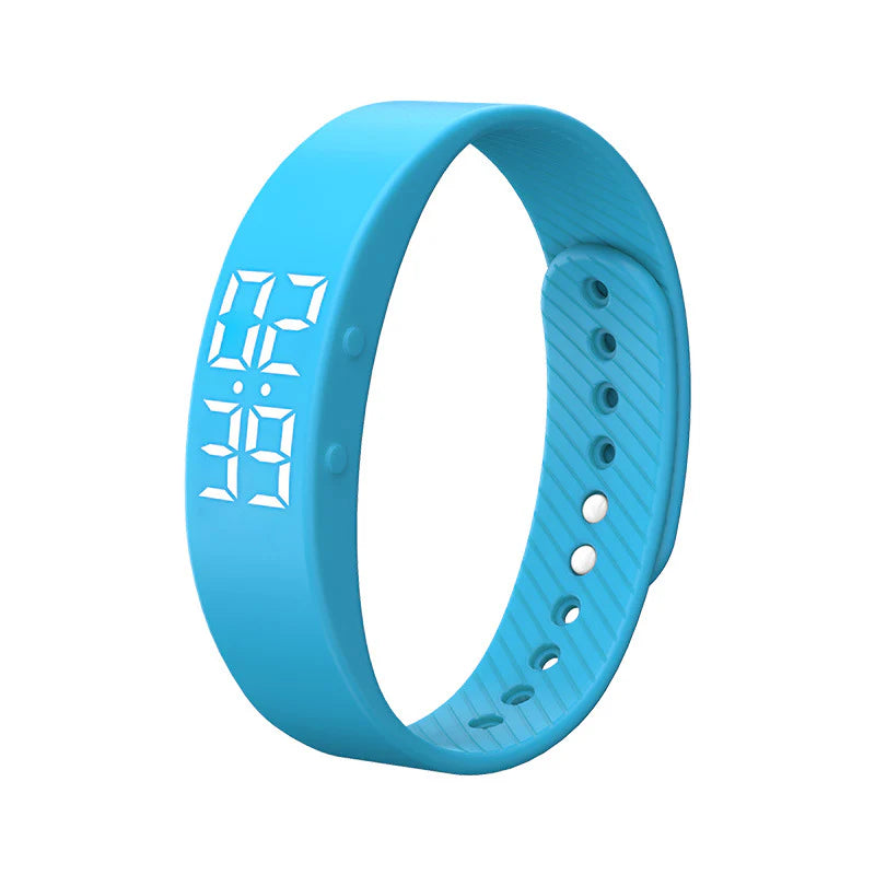 Tech-Savvy Fitness Tracker Wristband for Active Learners